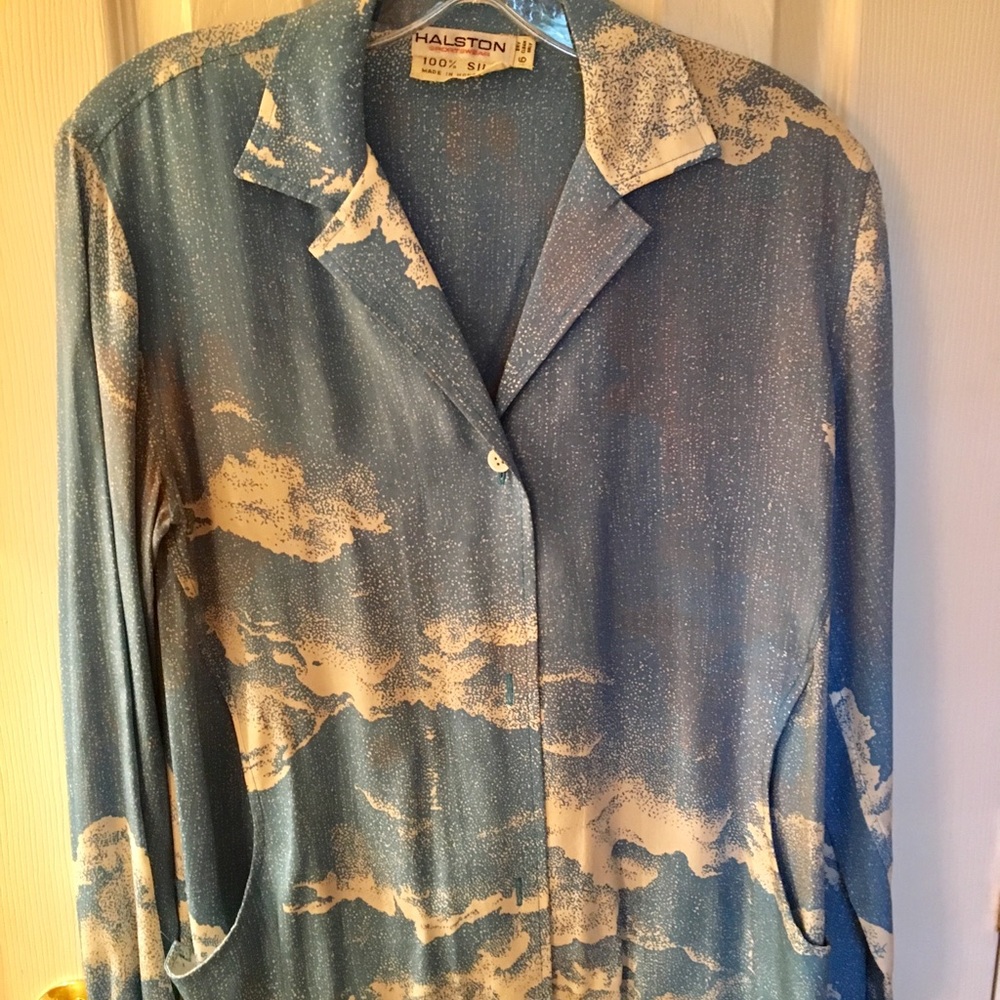 Halston Sportswear Silk Blouse. Size 6